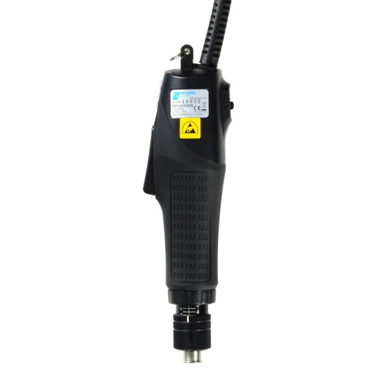 CESL823-ESD | Inline Brushless Electric Screwdriver, 1.3 - 10.5 in lbs, 1/4'' hex, 1000 rpm, ESD, Lever