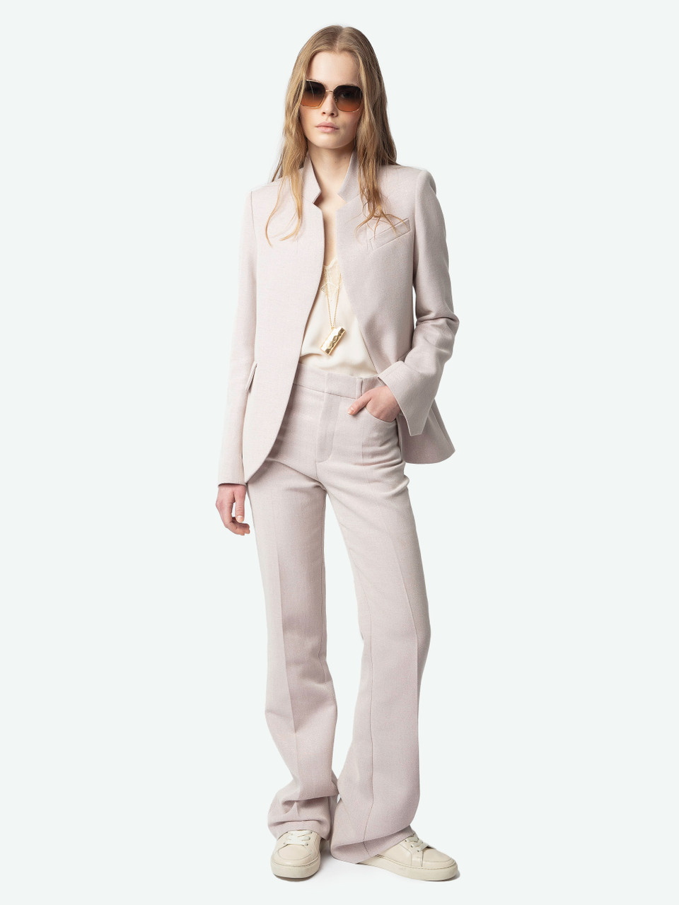 Zadig & Voltaire Structured women's blazer jacket in shimmer Zadig & Voltaire Structured women's blazer jacket in shimmer