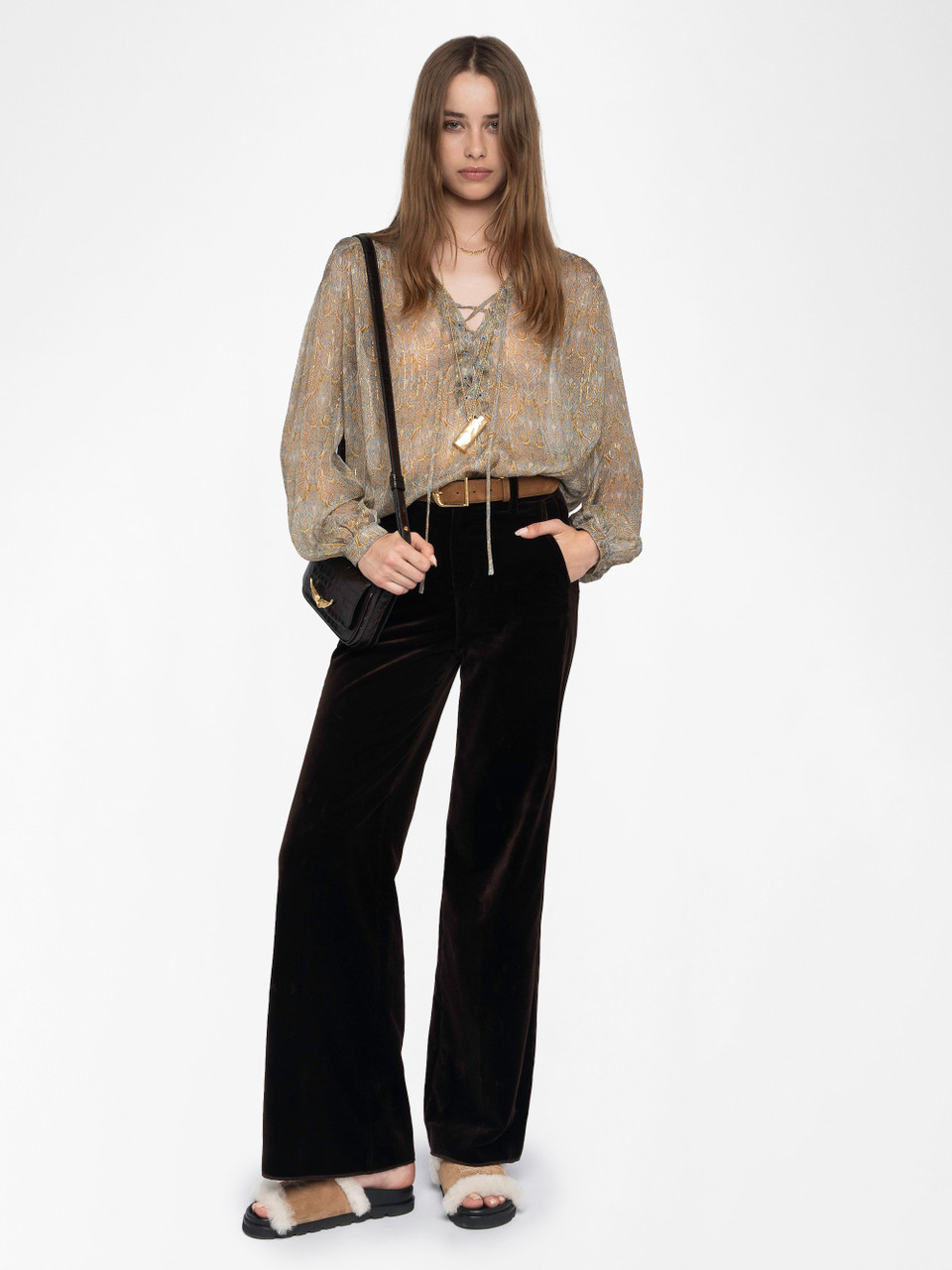 PANOL VELVET PANTS - Zadig et Voltaire Australia