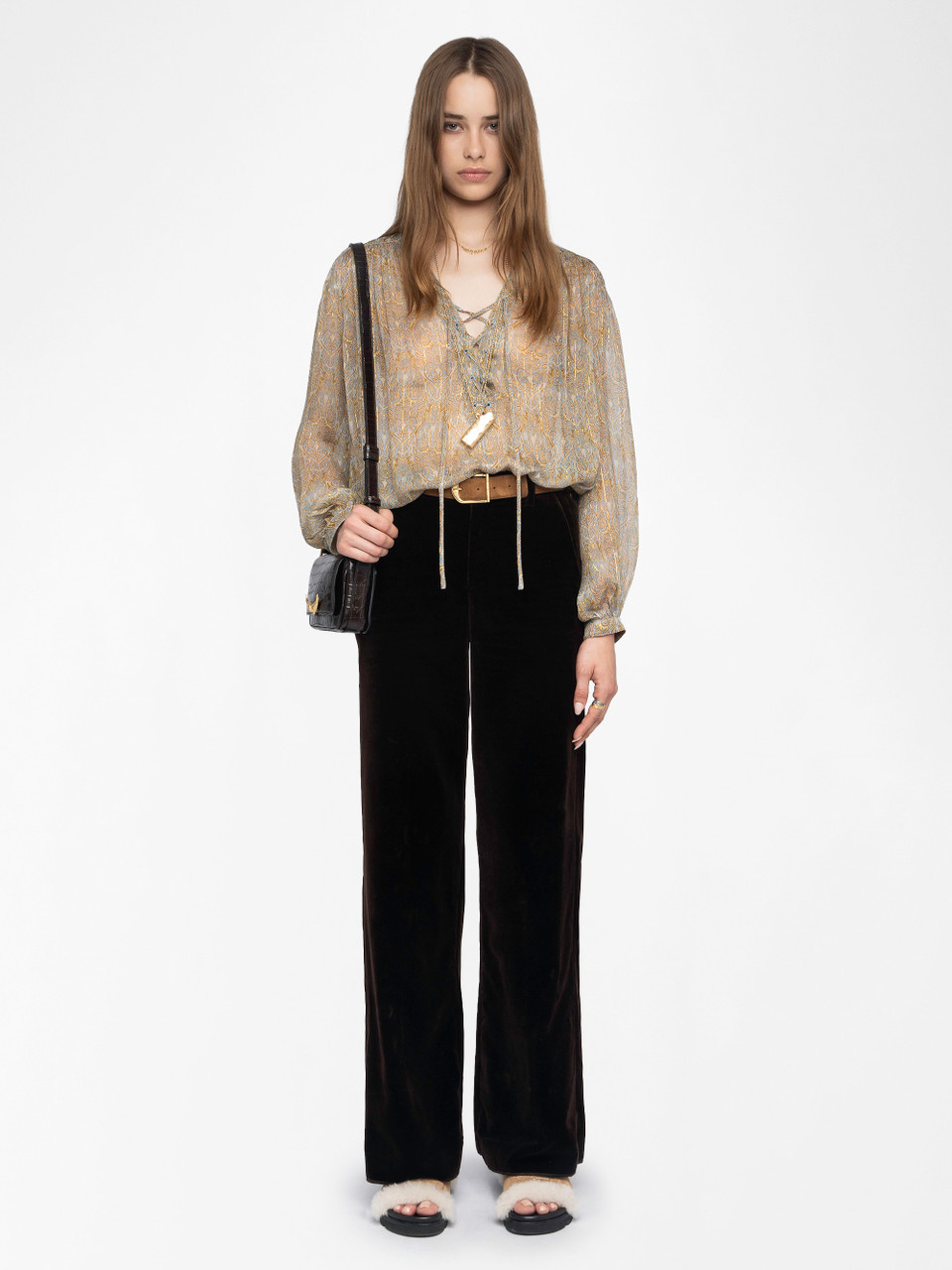 PANOL VELVET PANTS - Zadig et Voltaire Australia