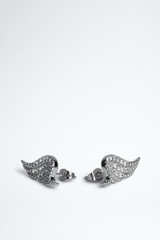 ROCK EARRINGS SILVER