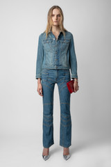 Women's Designer Blue Denim Jeans