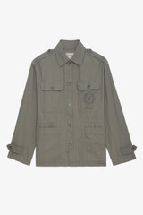 Women's Designer Khaki Canvas Jacket