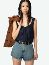 CELITE TOMBOY TOP NAVY