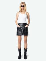 JAIME LEATHER SKIRT JAIME LEATHER SKIRT