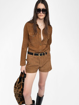 THELMA SUEDE SHIRT THELMA SUEDE SHIRT