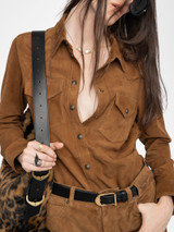 THELMA SUEDE SHIRT THELMA SUEDE SHIRT