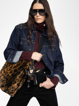 JANE HOBO LEOPARD BAG