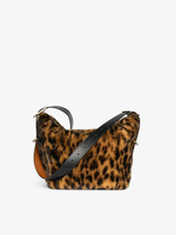JANE LEOPARD FUR BAG