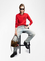 BABY JANE LEOPARD FUR BAG