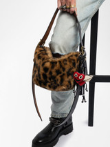 BABY JANE LEOPARD FUR BAG