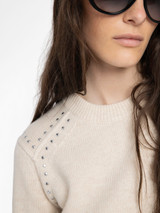 NALTY STUDDED SWEATER