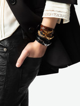 ROCK CROCO LTH BRACELET B