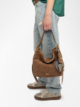 ROCK FEATHER KEYRING/ BAG TAG