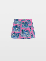 Womens Designer Short Skirt in Viscose with Jungle Print