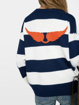 MIKYZ STRIPES WING SWEATER