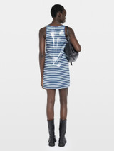 RASHA SEQUINS STRIPE DRESS