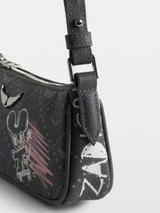 Z POCKET MONOGRAM TAG BAG