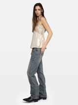 CIPPIE SATIN GOLD CAMI