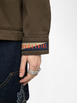 KID COTTON JACKET OLIVE