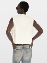 MALLY CABLE VEST