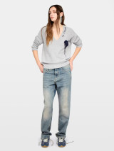 MIKYZ  FLOWING HEART SWEATER