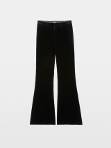 PREVY VELVET PANTS BLACK
