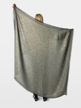 GLENN MONOGRAM METAL SCARF