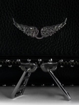 ROCK STUDDED NANO CLUTCH