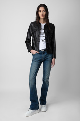 Women's Designer Black Leather Jacket
