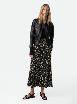 Women's Designer Floral Maxi Skirt