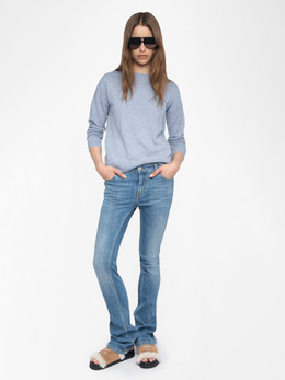 CICI PATCH HEART SWEATER C