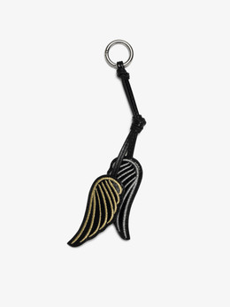 ROCK FEATHER KEYRING/ BAG TAG
