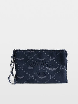 ANGEL POUCH DENIM MONOGRAM