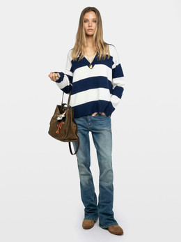 MIKYZ STRIPES WING SWEATER