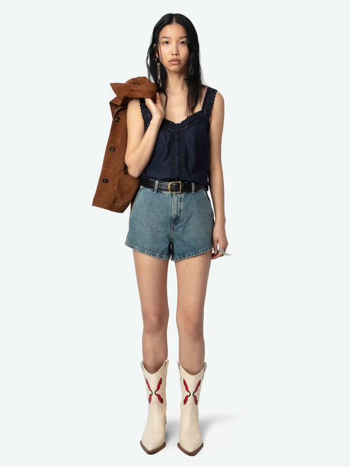 CELITE TOMBOY TOP NAVY
