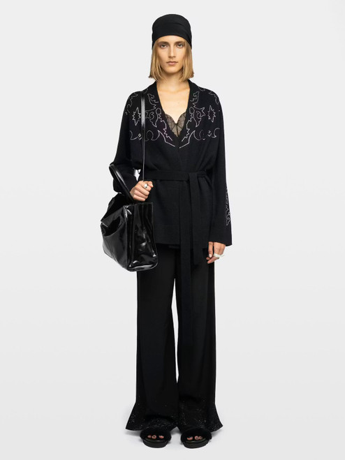 SALOMY WESTERN STRASS CARDIGAN