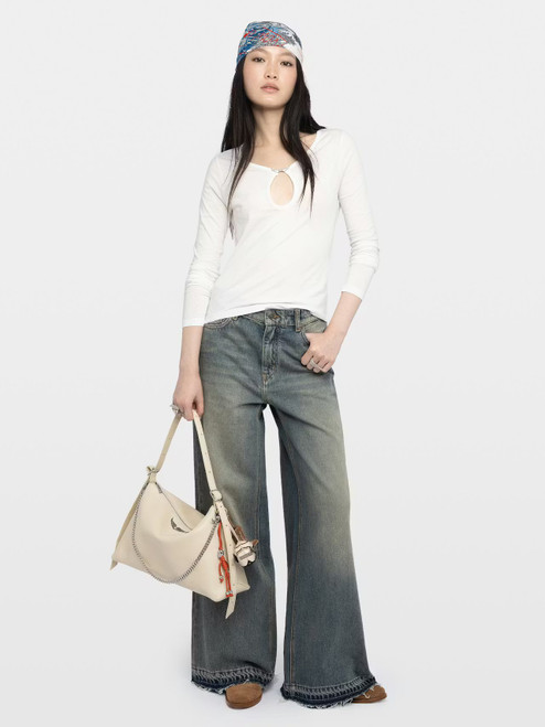 TINA WING BROOCH TOP
