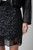 Women's Designer Black Sequinned Skirt