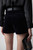Women's Designer Navy Velvet Shorts