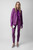 Women's Designer Purple Leather Jacket