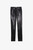 Zadig & Voltaire Womens Designer Tailored Black Sequinned Pants with Zipped Hem Feature