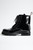 Zadig & Voltaire Womens Designer Black Leather Glossy Military Boot