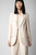 Zadig & Voltaire Womens Designer Taillored Linen Vanilla Blazer