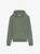 Mens Designer Khaki Green Hoodie Sweatshirt with Rock n Roll Motif