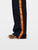 Womens Designer Tailored Trouser in Navy with Orange Stripe