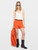 Womens Designer Tailored Shorts in Tangerine Orange with Pockets