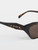 Designer Unisex Sunglasses with Wing Motif in Havana
