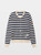 MISSYA STRIPES STRASS CARDIGAN