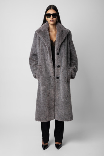 稀少ZADIG& VOLTAIRE タヌキ ファーコート 稀少ZADIG& VOLTAIRE タヌキ ファーコート